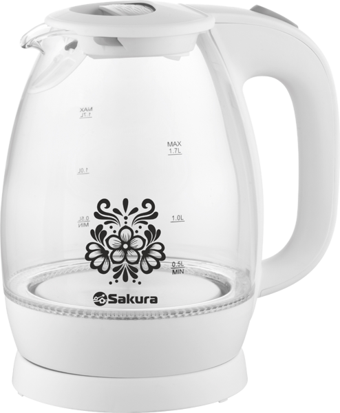 Электрочайник Sakura SA-2715W белый купить,NaN