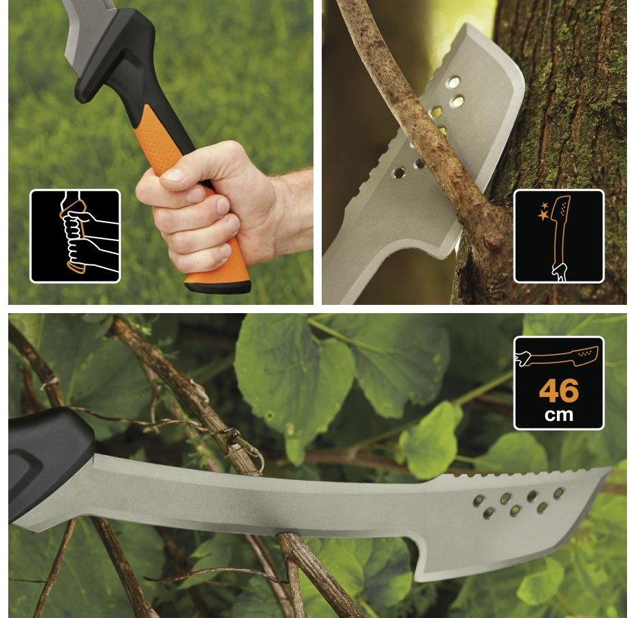 FISKARS мачете 1051236, лезвие: нержавеющая сталь 1 шт - ForteMarket FISKARS мачете 1051236, лезвие: нержавеющая сталь 1 шт купить,0