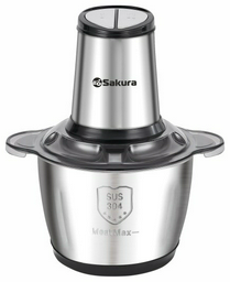 Кухонный измельчитель SAKURA SA-6271BS черный, серебристый