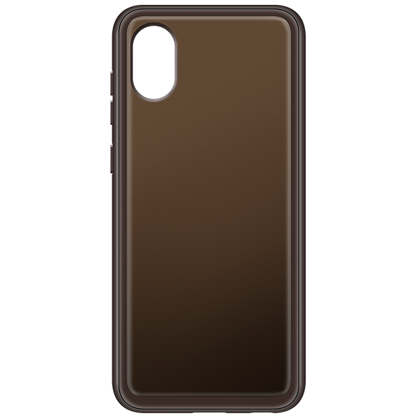Чехол Samsung Soft Clear Cover для Galaxy A03 EF-QA032TBEGRU черный купить,NaN