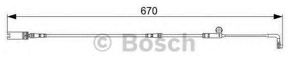 Bosch датчик износа тормозных колодок 1987473002