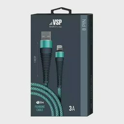 Кабель для телефона BoraSCO Fishbone 38510 Type-A to Lightning 3A 1m Tiffany 