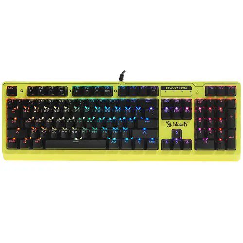 Клавиатура A4Tech Bloody B810RC Yellow