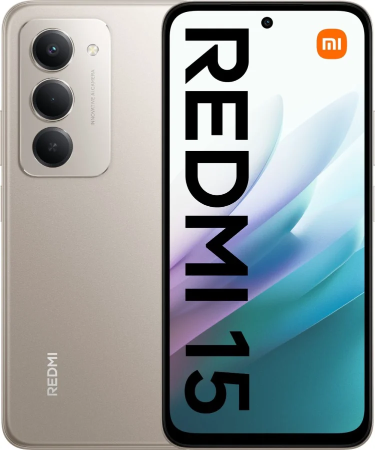 Смартфон Redmi 15 8 ГБ/256 ГБ серый + подарок
