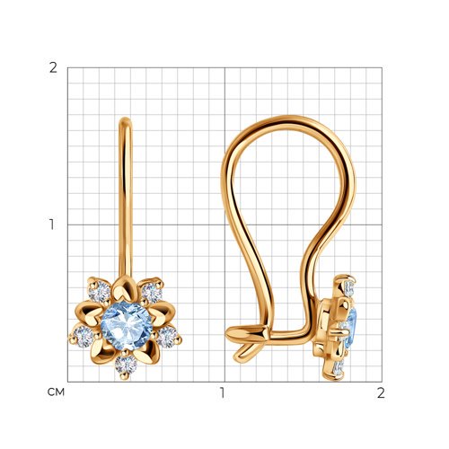 Серьги Sokolov 024789 1,27гр. купить,0