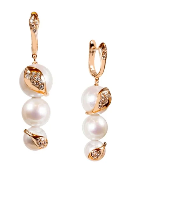 Серьги Utopia Flora Bloom FOO3RB-14 розовое золото 6.12гр купить,NaN
