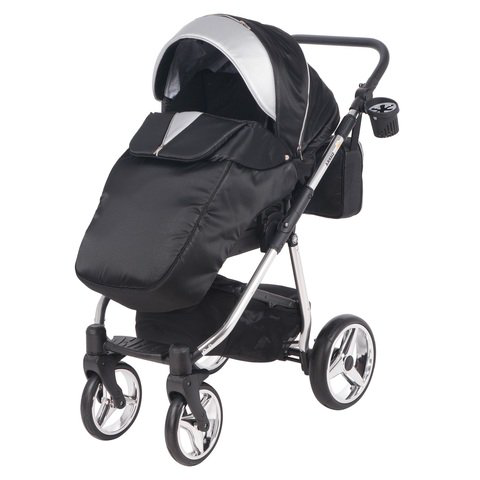 Коляска 2в1 Adamex Sierra SE SR404 Black/Grey купить,NaN