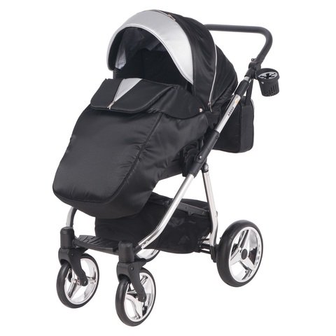 Коляска 3в1 Adamex Sierra SE SR404 Black/Grey купить,NaN