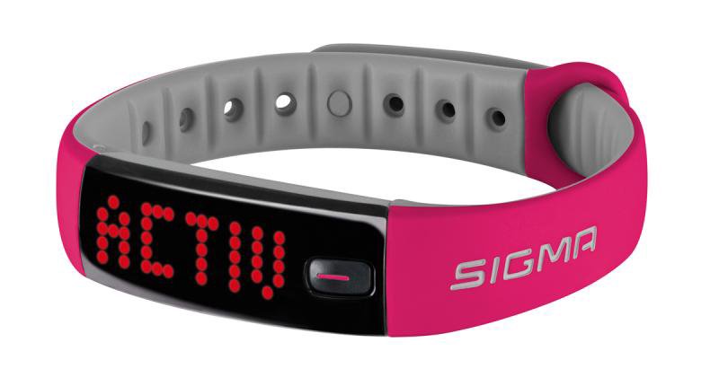 Фитнес Sigma браслет Activo розовый