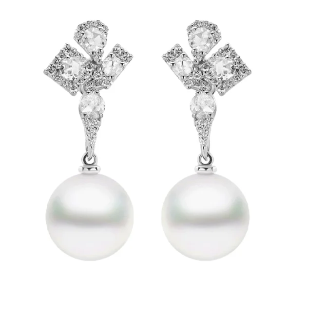 Серьги Utopia Miro JMO5BB-103 белое золото 3.07гр  купить,NaN