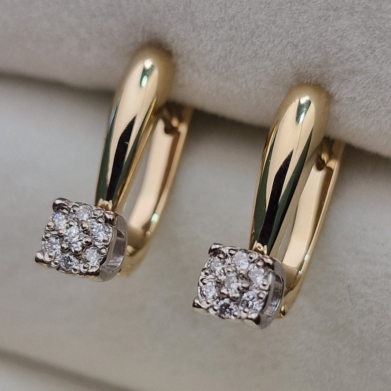 Серьги Deimantas 105085744 3,13гр 0,14ct. купить,NaN