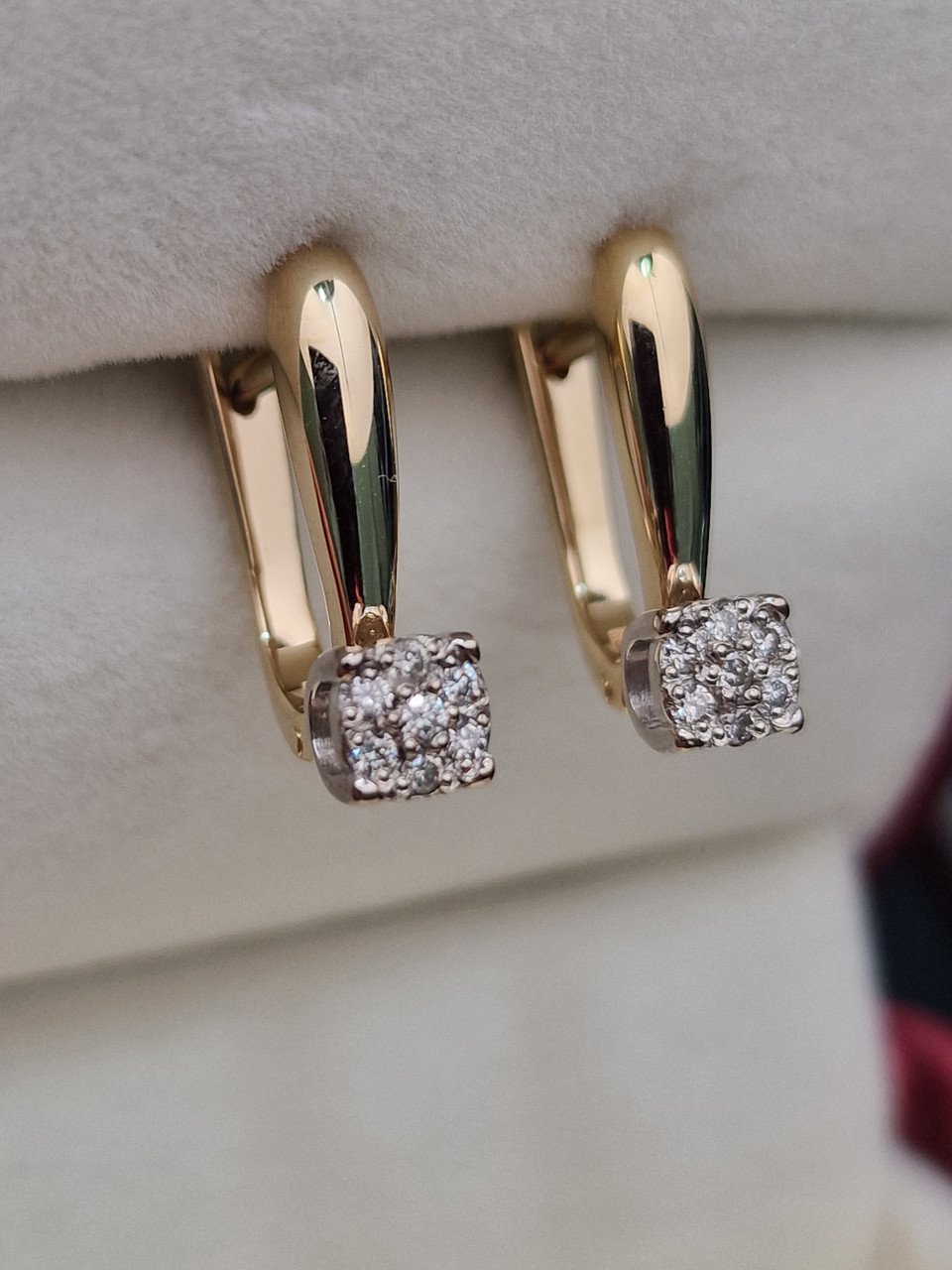 Серьги Deimantas 105085744 3,13гр 0,14ct. купить,NaN