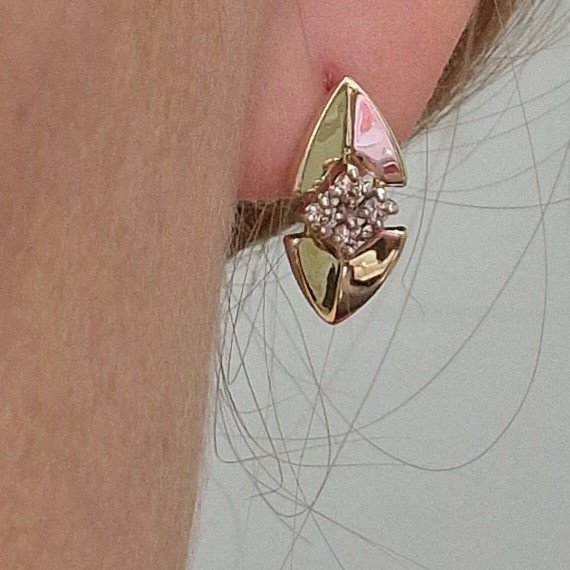 Серьги Deimantas 103670859 2,35гр 0,25ct. купить,NaN