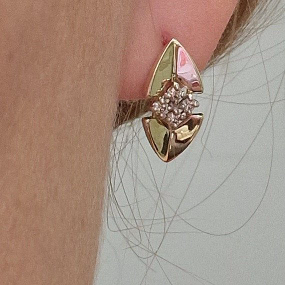Серьги Deimantas 103670859 2,35гр 0,25ct. купить,NaN