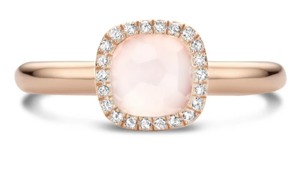Кольцо Tirisi Milano Sweeties TR9624OPP розовое золото 3.59р 17.5р купить,1200000