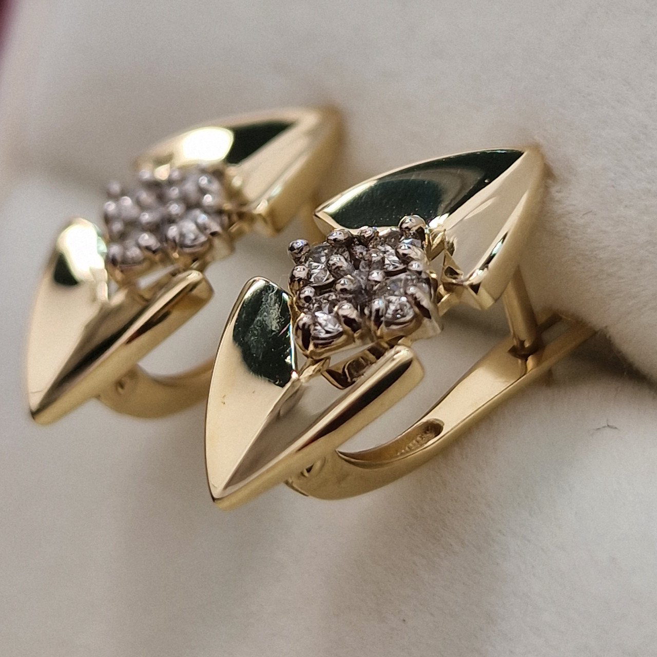 Серьги Deimantas 103670859 2,35гр 0,25ct. купить,NaN