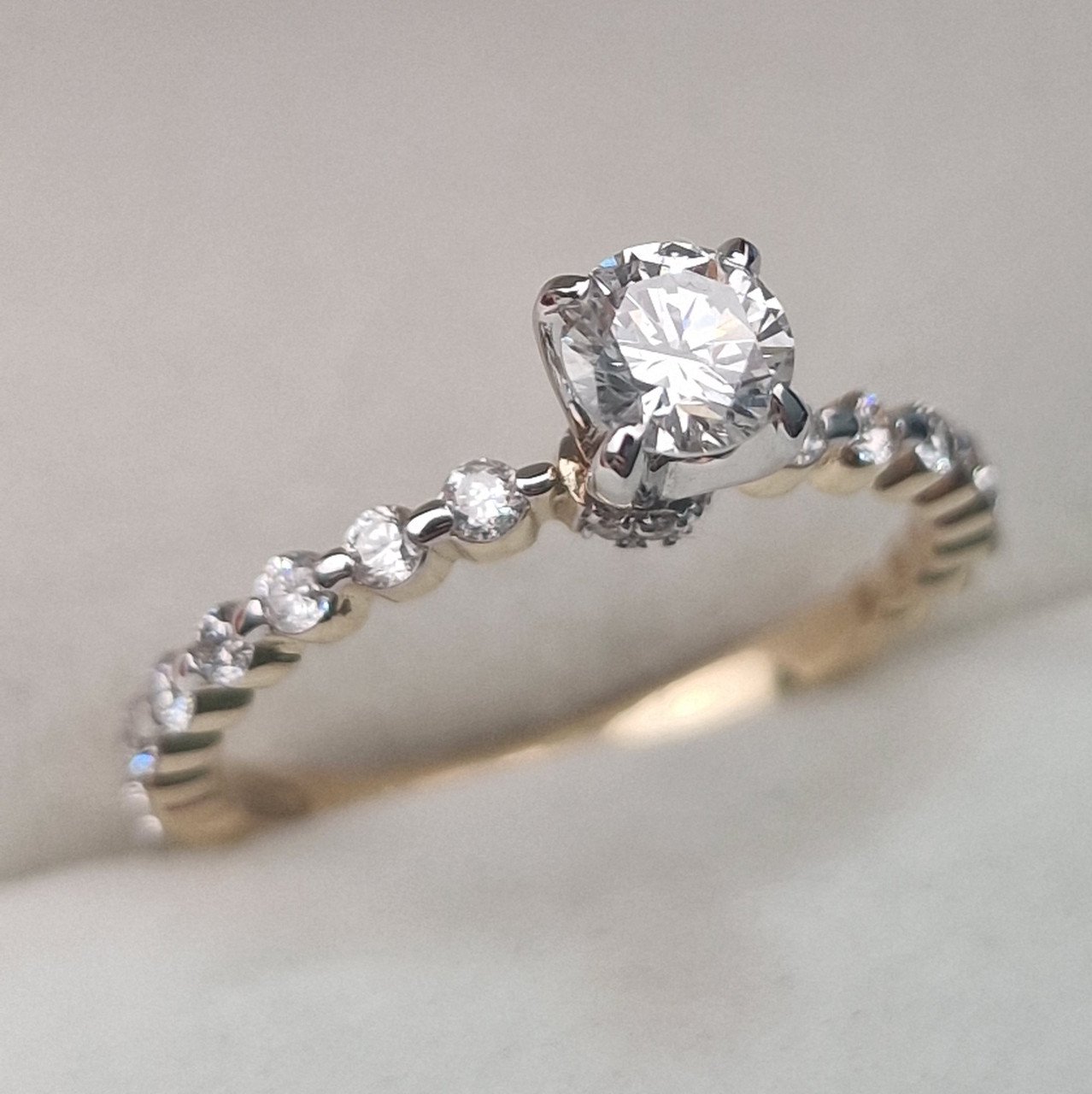 Кольцо Deimantas 104840983 17,5р 2,23гр 0,75ct. купить,NaN