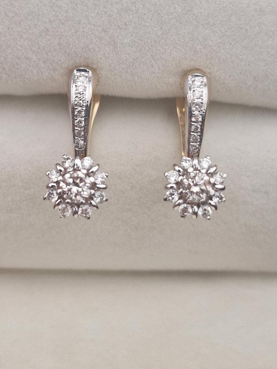 Серьги Deimantas 104841305 3,02гр 0,56ct. купить,NaN