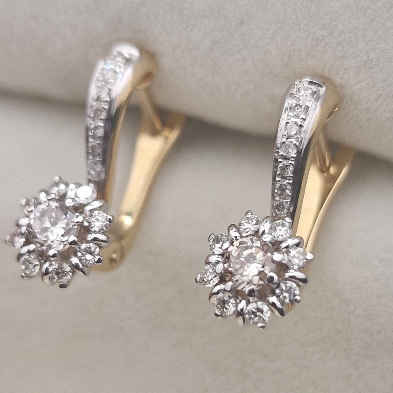 Серьги Deimantas 104841305 3,02гр 0,56ct. купить,NaN