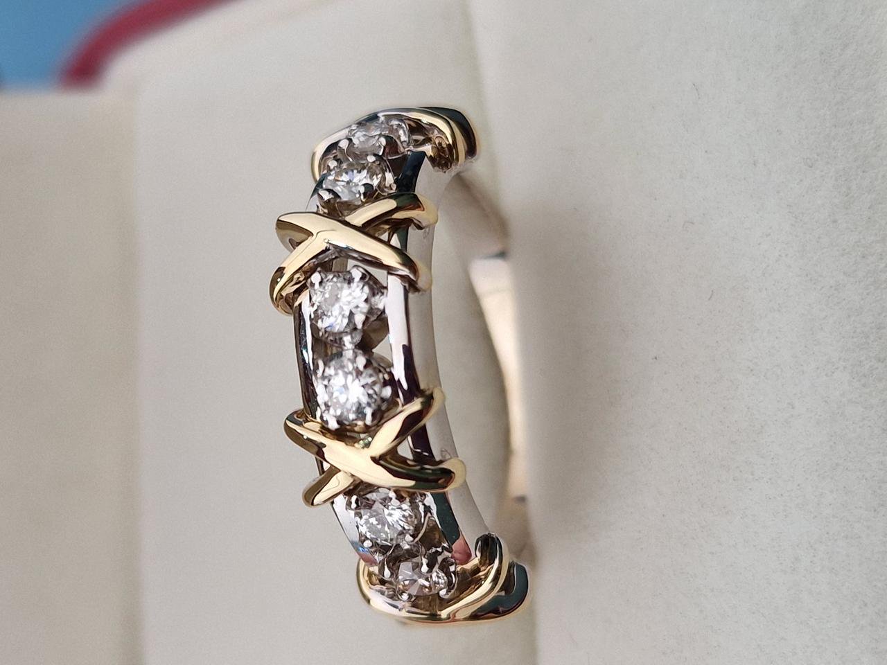 Кольцо Deimantas 103672281 18р 5,81гр 0,384ct. купить,NaN