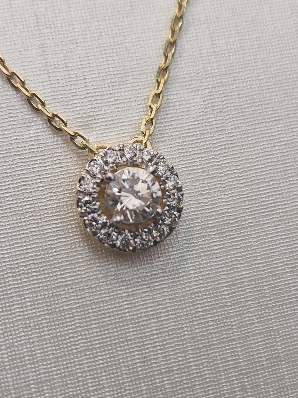 Колье Deimantas 104841979 40см 2,83гр 0,55ct. купить,NaN