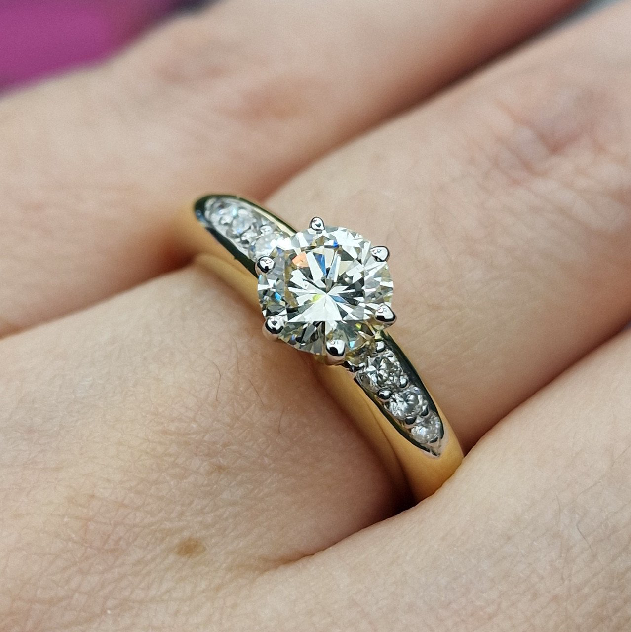 Кольцо Deimantas 105151050 17р 7,13гр 1,16ct. купить,NaN