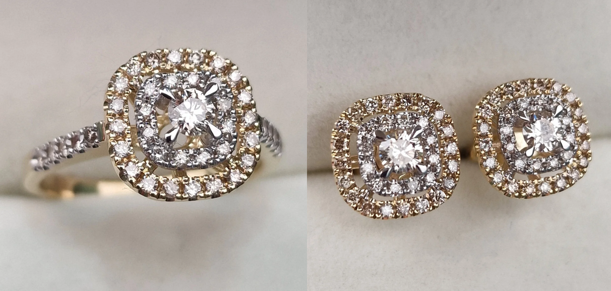 Комплект Deimantas 104855983 0,513ct 0,89ct. купить,NaN
