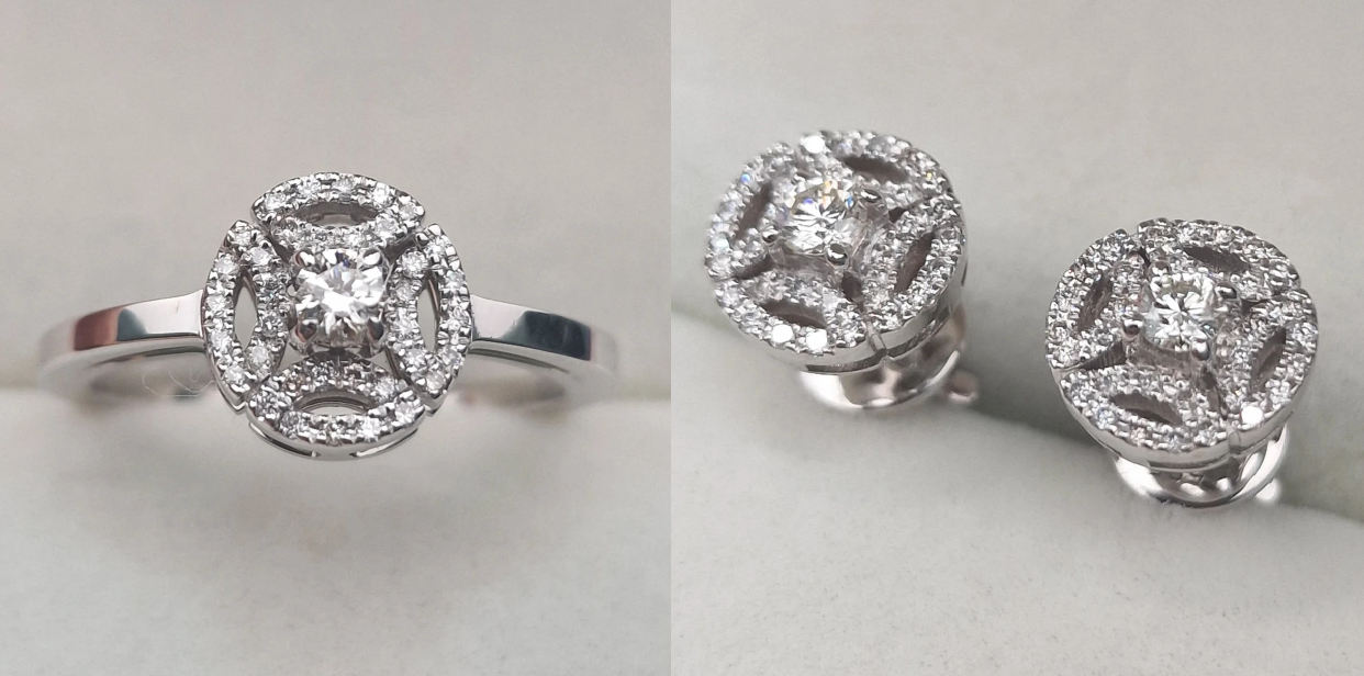 Комплект Deimantas 104856067 0,21ct 0,43ct. купить,NaN