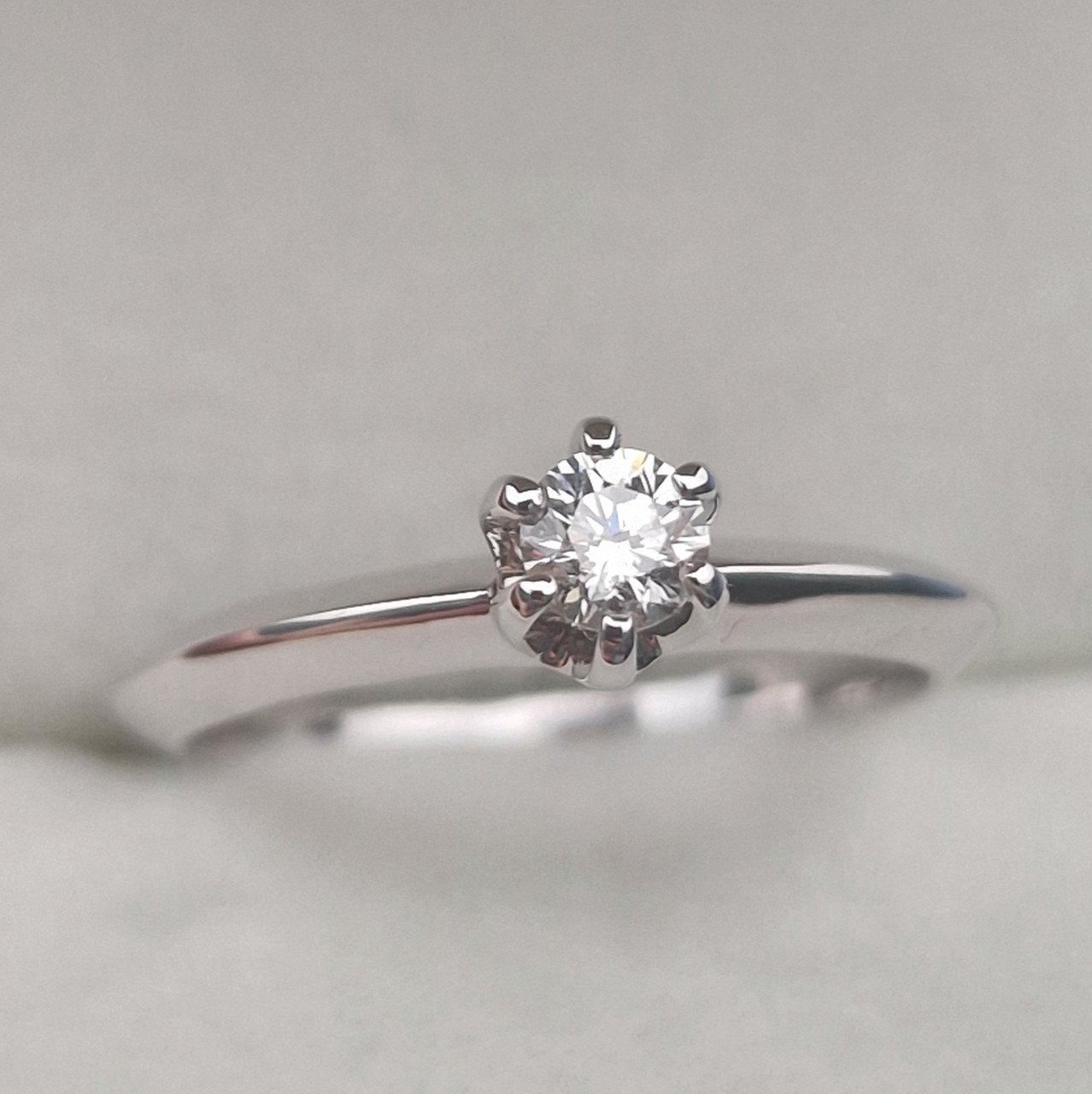 Кольцо Deimantas 105151084 17,5р 2,69гр 0,25ct. купить,NaN