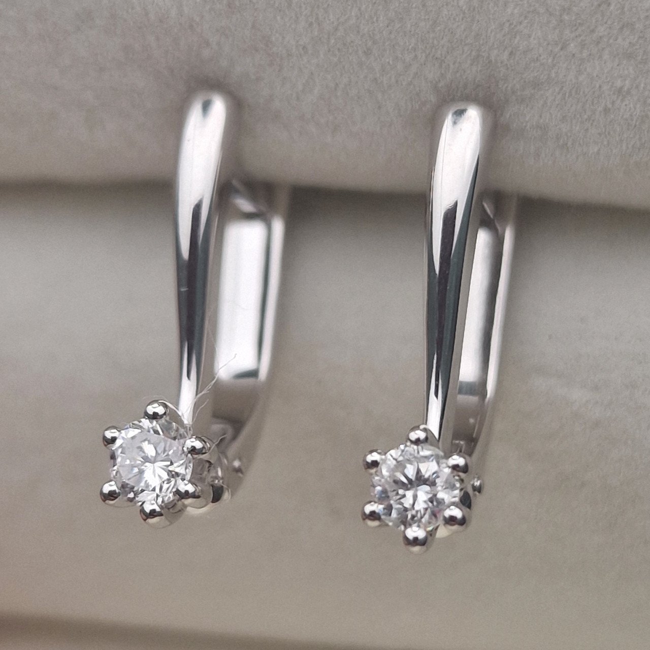 Серьги Deimantas 105151093 3,79гр 0,34ct. купить,NaN