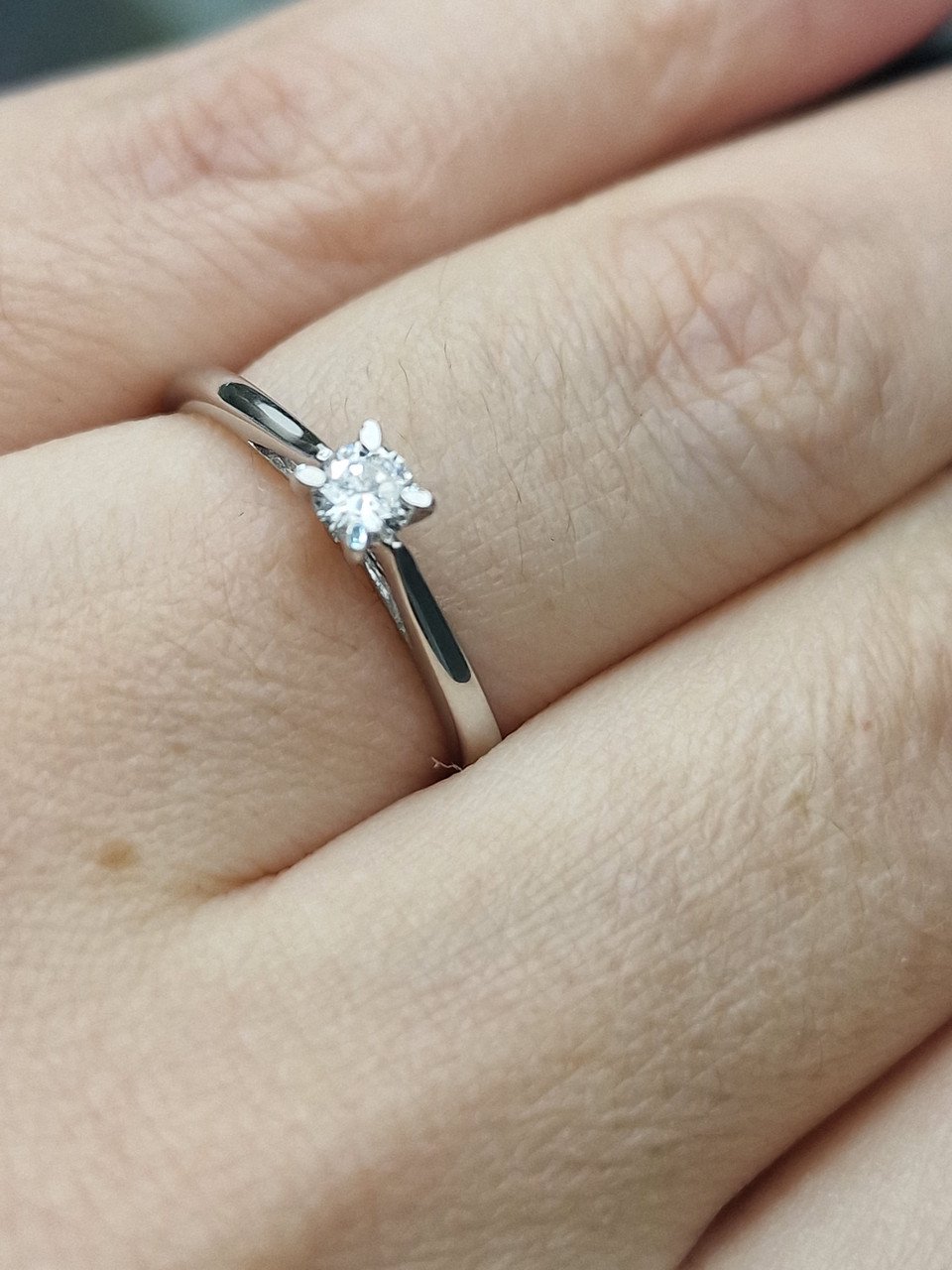 Кольцо Deimantas 104863703 17р 1,8гр 0,151ct. купить,NaN