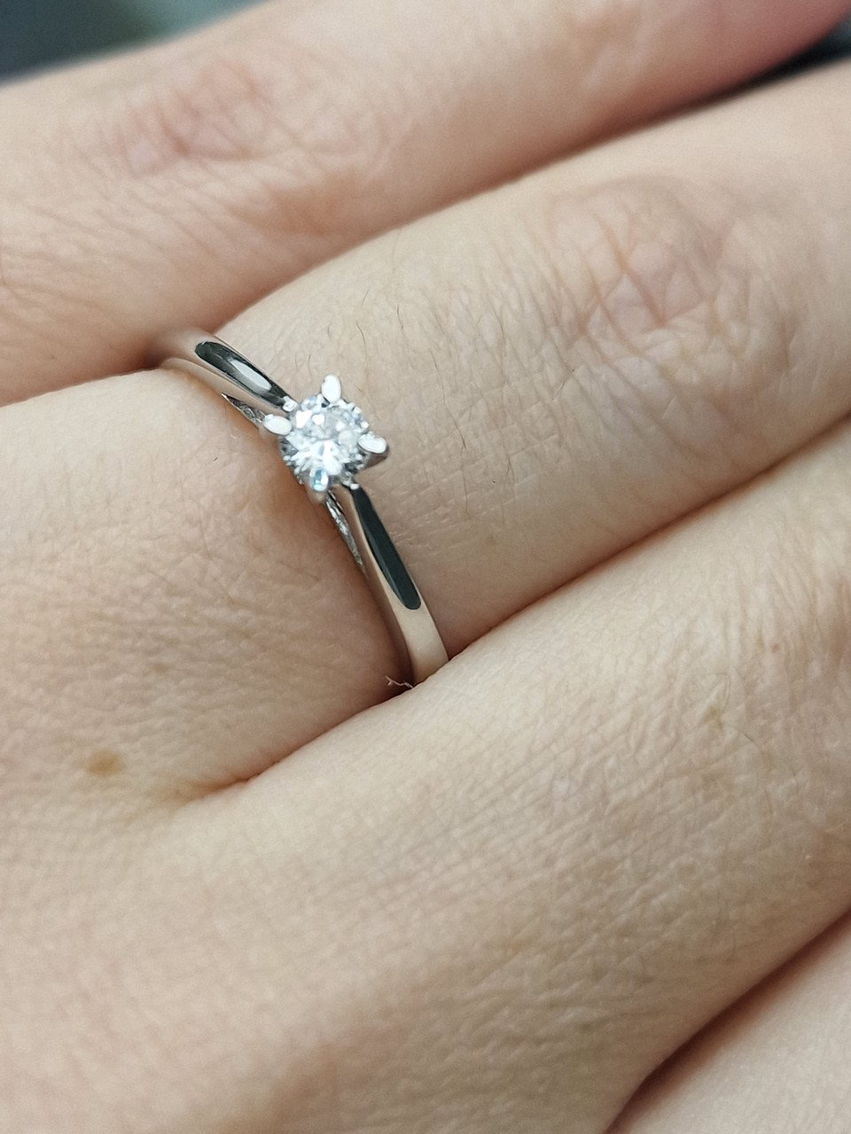Кольцо Deimantas 104863703 17р 1,8гр 0,151ct. купить,NaN