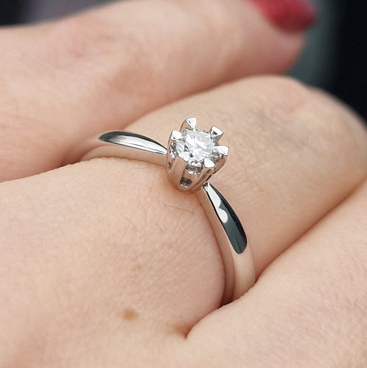 Кольцо Deimantas 104877574 16,5р 2,48гр 0,19ct. купить,NaN
