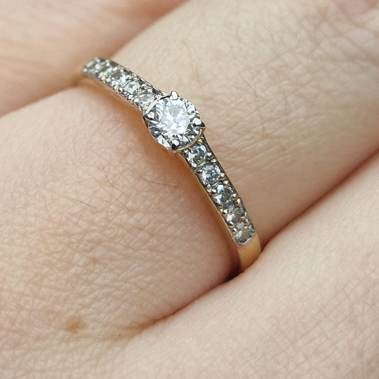 Кольцо Deimantas 104877577 17р 1,47гр 0,302ct. купить,NaN