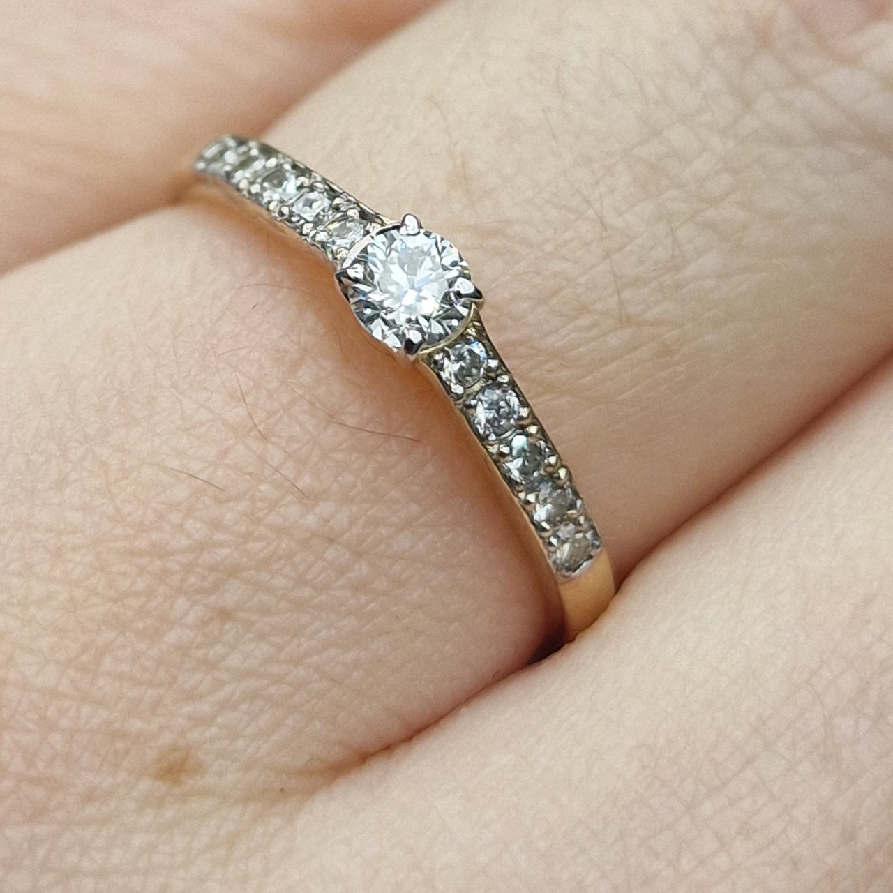Кольцо Deimantas 104877577 17р 1,47гр 0,302ct. купить,NaN