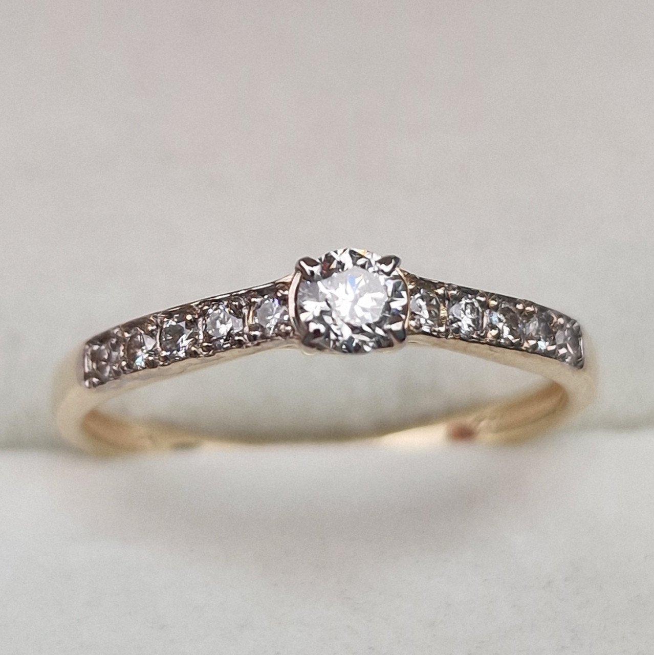 Кольцо Deimantas 104877577 17р 1,47гр 0,302ct. купить,NaN
