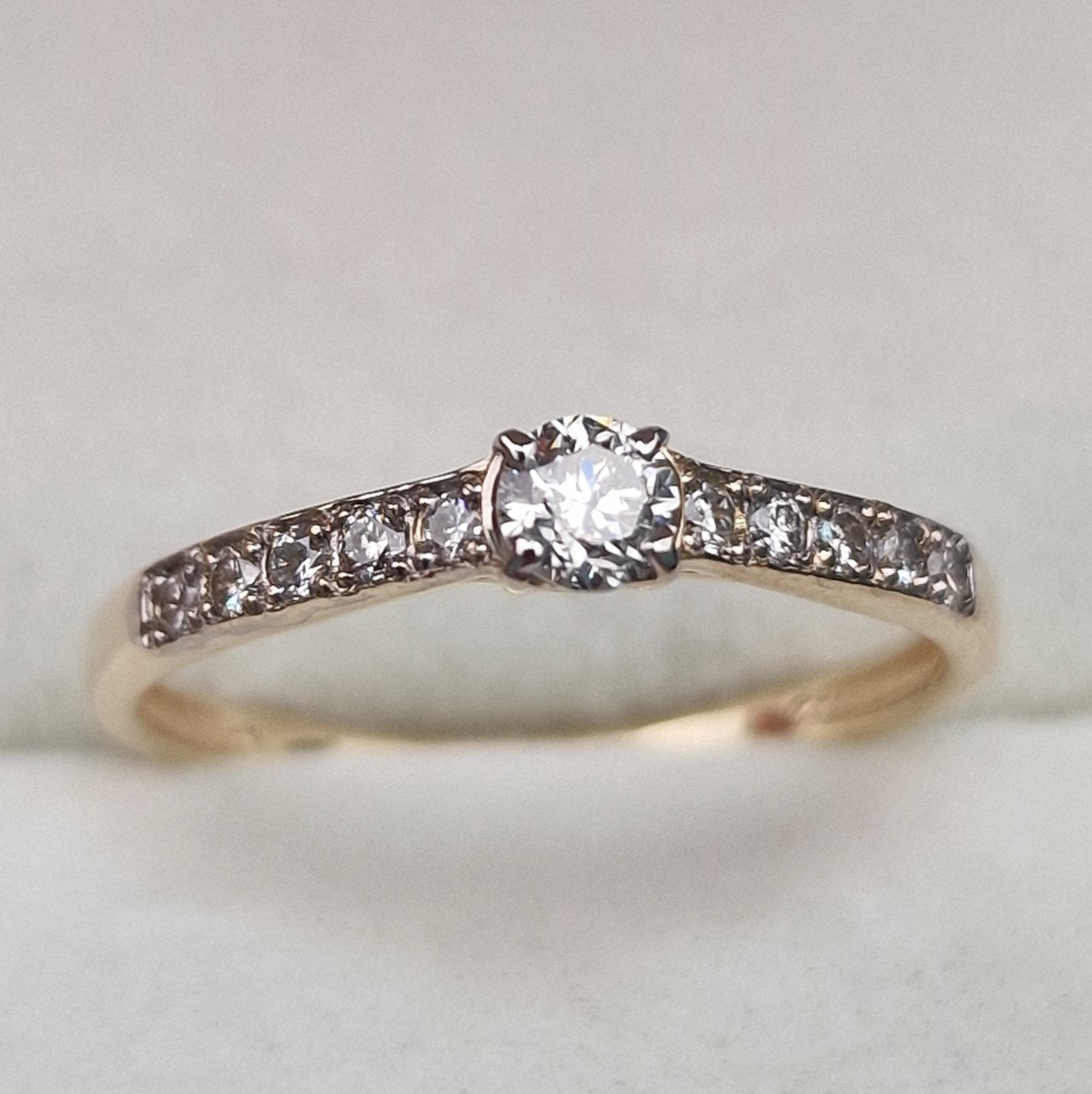 Кольцо Deimantas 104877577 17р 1,47гр 0,302ct. купить,NaN