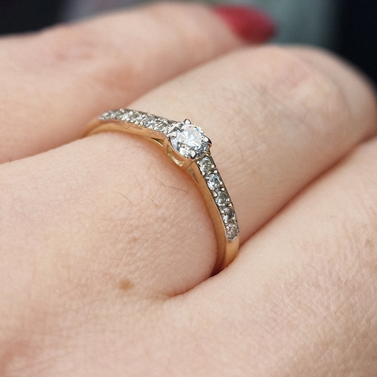 Кольцо Deimantas 104877577 17р 1,47гр 0,302ct. купить,NaN
