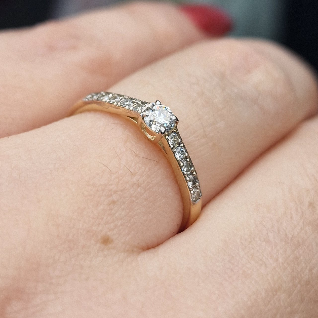 Кольцо Deimantas 104877577 17р 1,47гр 0,302ct. купить,NaN