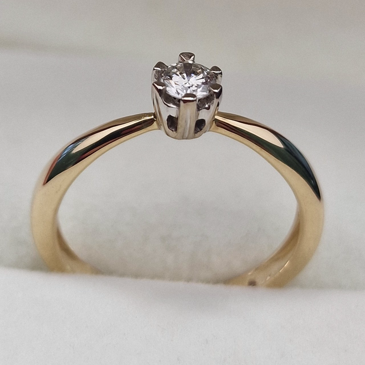 Кольцо Deimantas 104879916 16,5р 2,21гр 0,174ct. купить,NaN