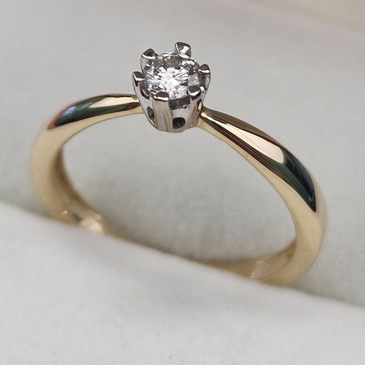 Кольцо Deimantas 104879916 16,5р 2,21гр 0,174ct. купить,NaN