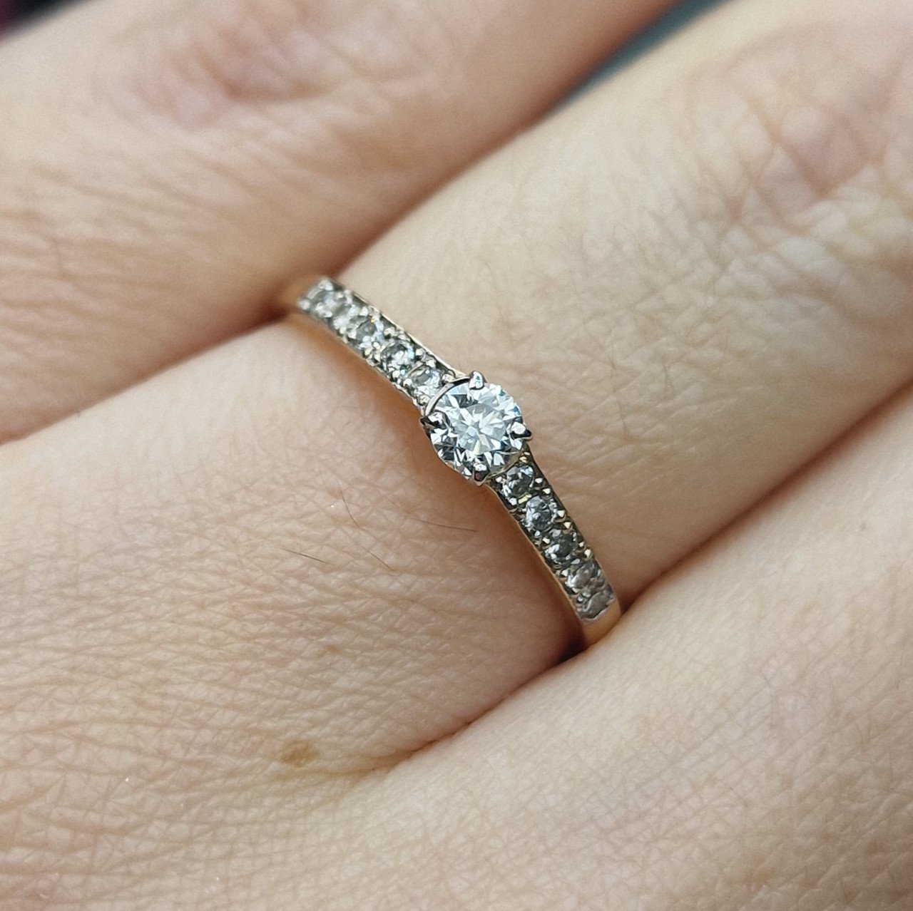 Кольцо Deimantas 104877577 17р 1,47гр 0,302ct. купить,NaN