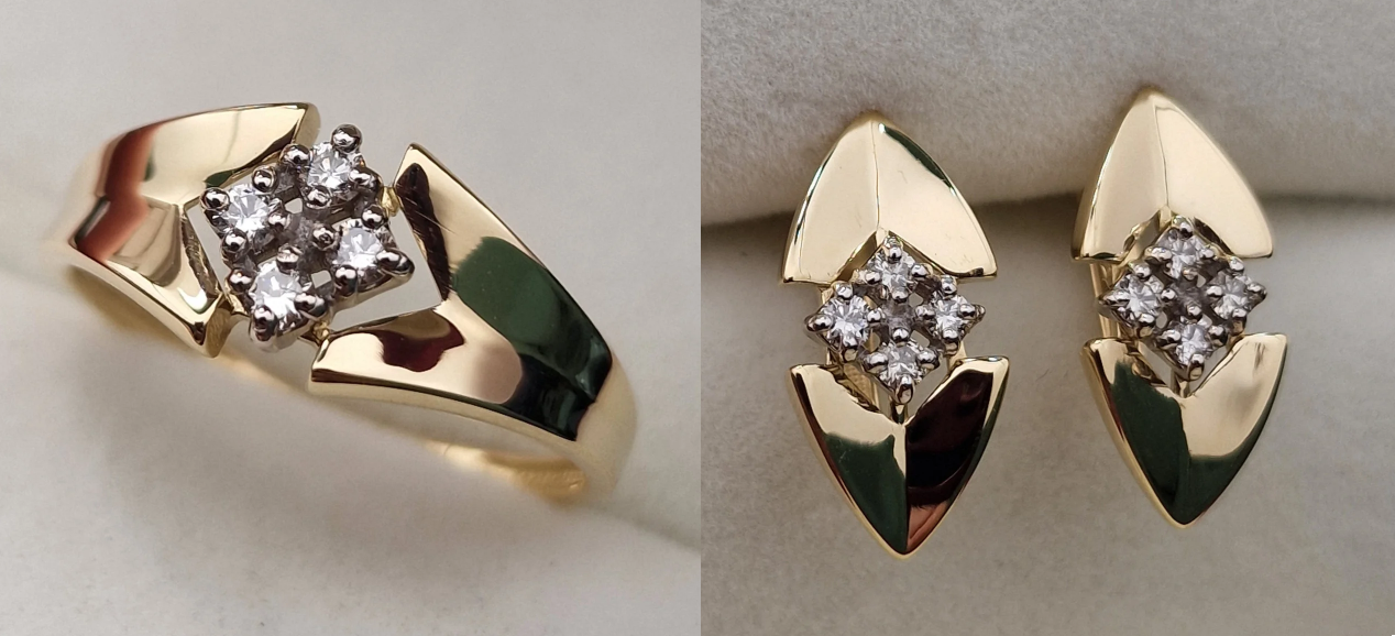 Комплект Deimantas 103741899 0,13ct 0,25ct. купить,NaN
