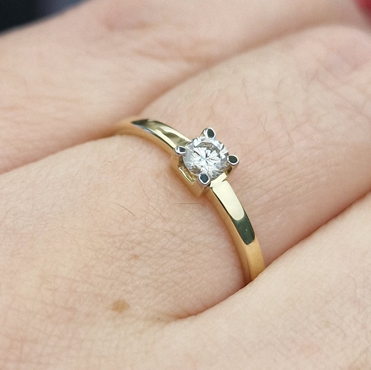 Кольцо Deimantas 104881585 17р 1,37гр 0,17ct. купить,NaN