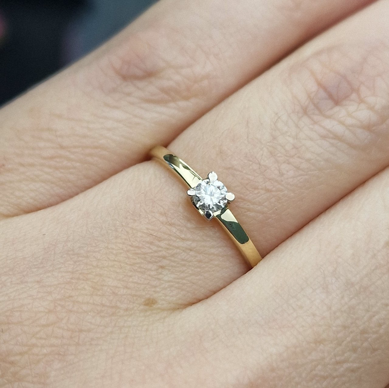Кольцо Deimantas 104881585 17р 1,37гр 0,17ct. купить,NaN