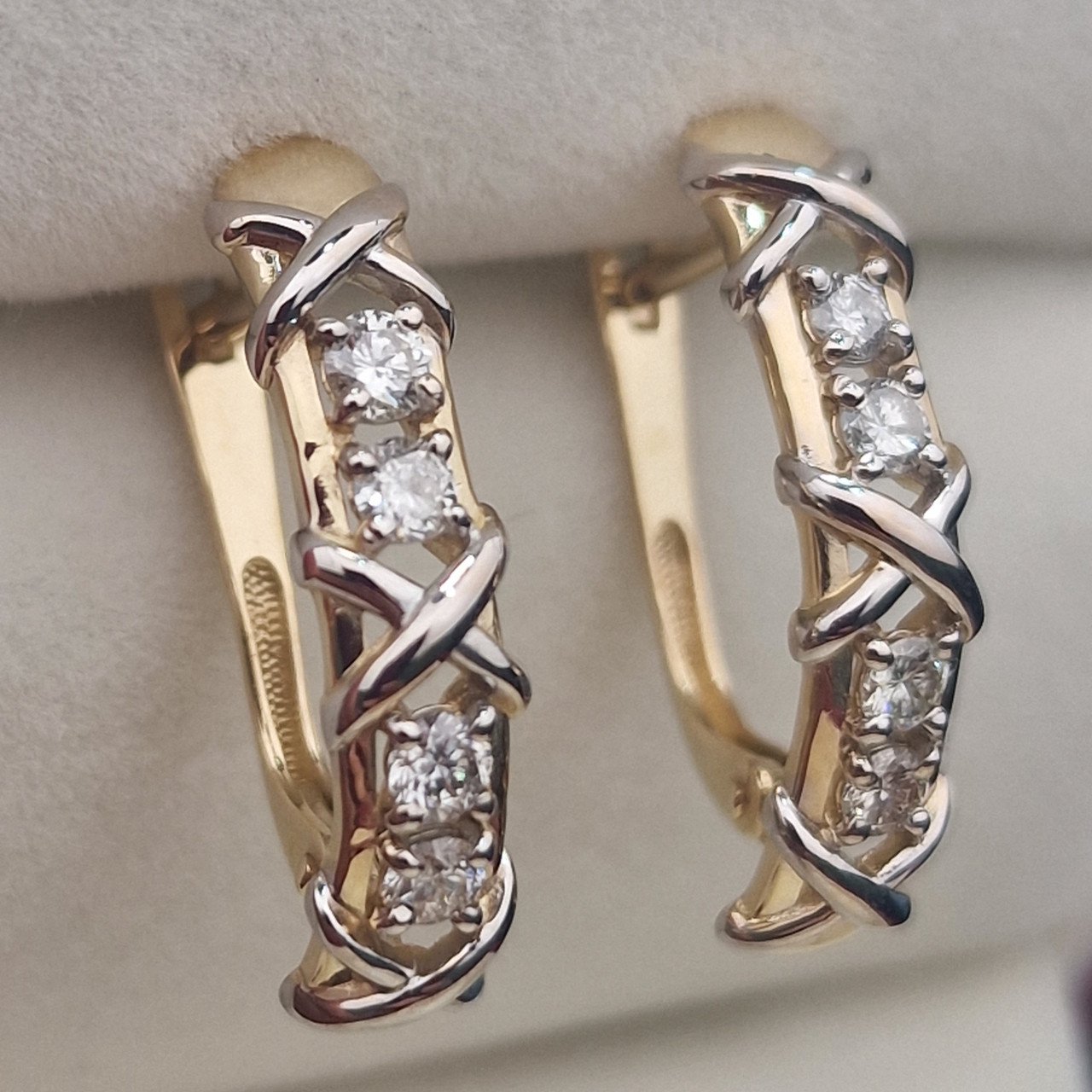 Серьги Deimantas 103745197 3,19гр 0,45ct. купить,NaN