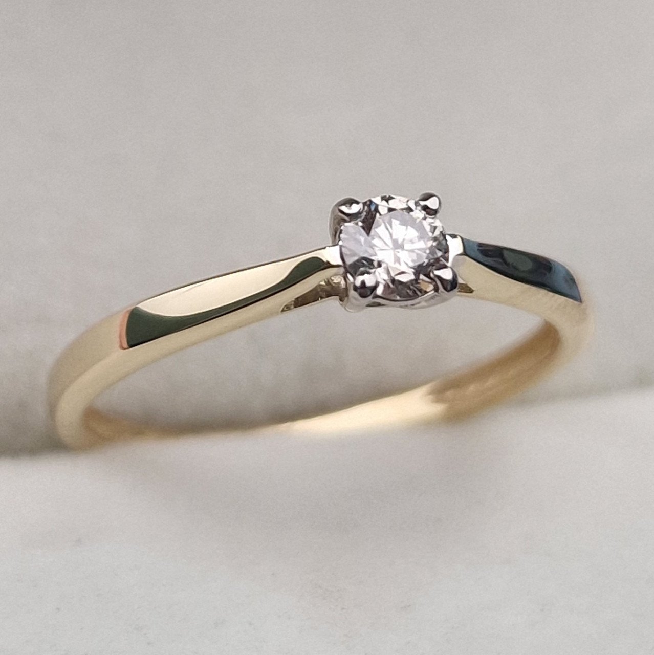 Кольцо Deimantas 104885332 16р 1,3гр 0,145ct. купить,NaN