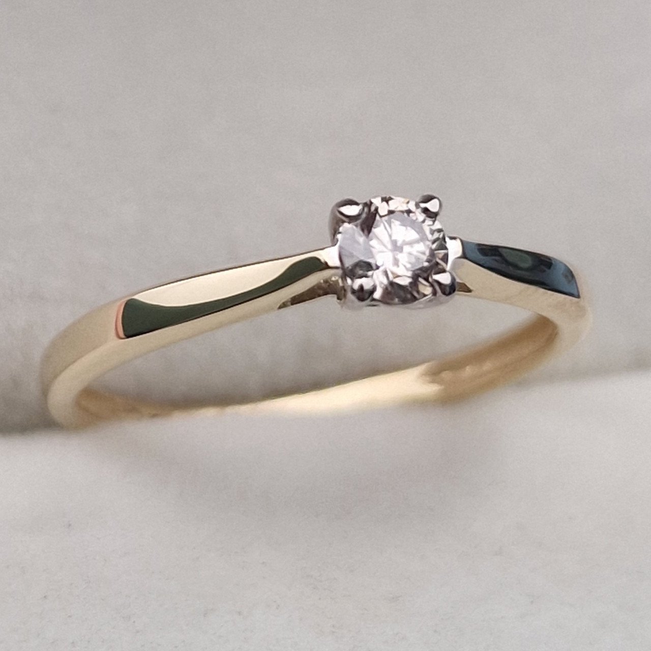 Кольцо Deimantas 104885332 16р 1,3гр 0,145ct. купить,NaN