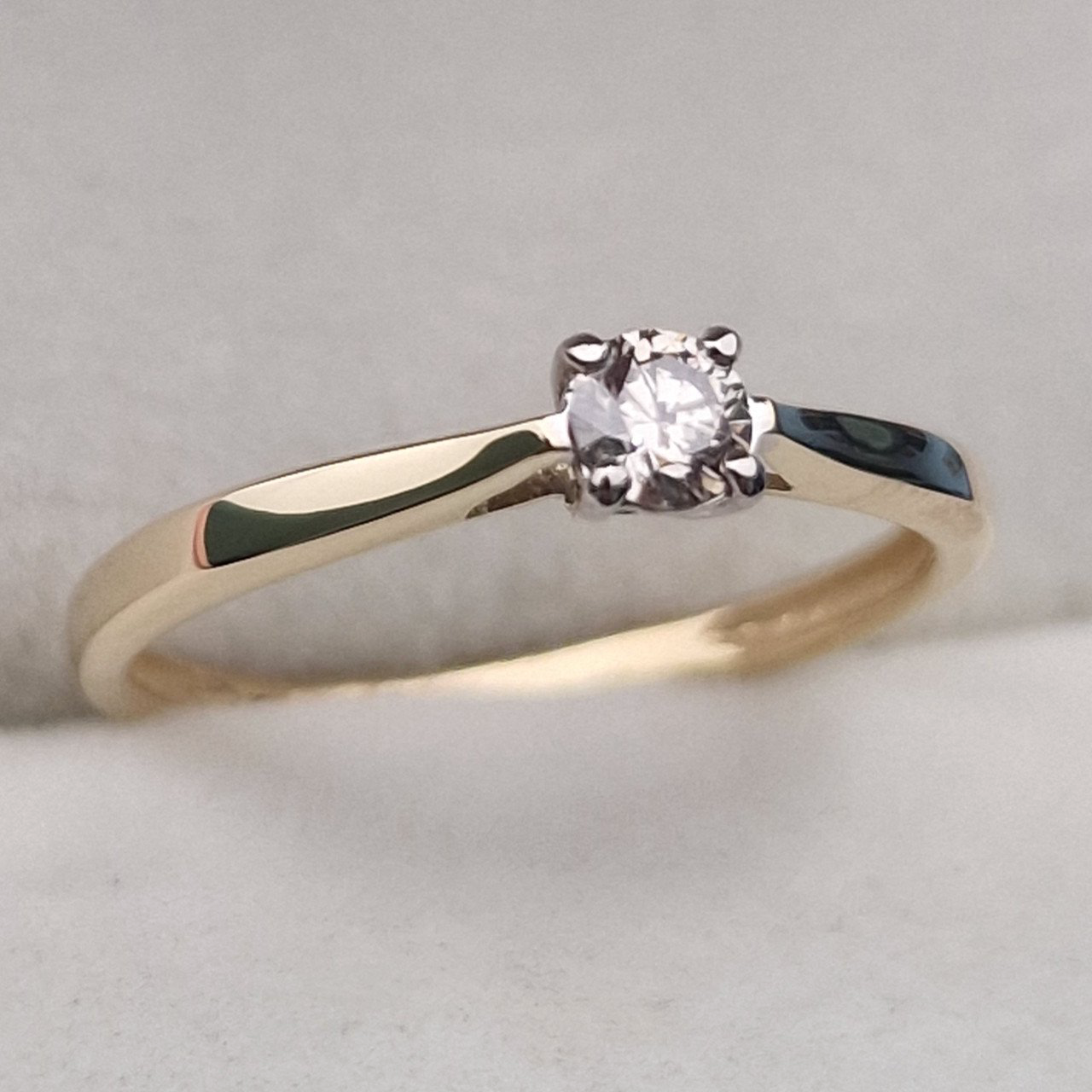 Кольцо Deimantas 104885332 16р 1,3гр 0,145ct. купить,NaN