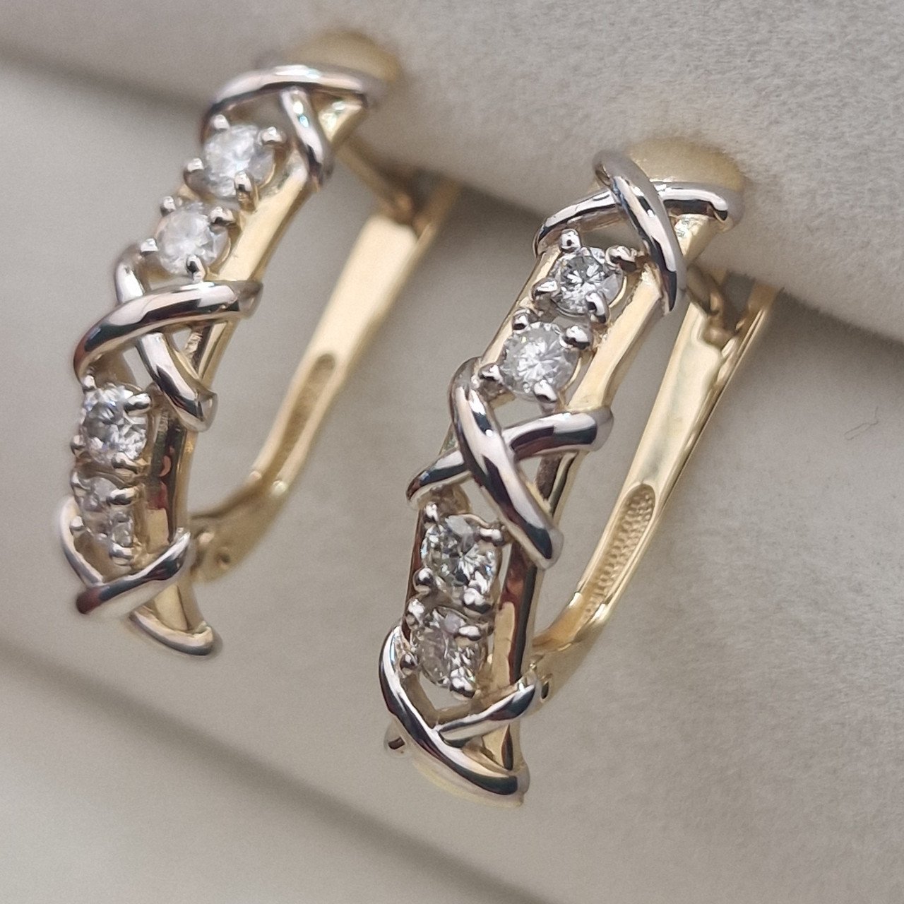 Серьги Deimantas 103745197 3,19гр 0,45ct. купить,NaN